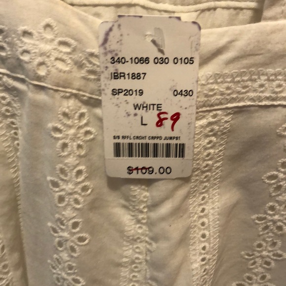 Bnwt white lace jumpsuit - Picture 3 of 3